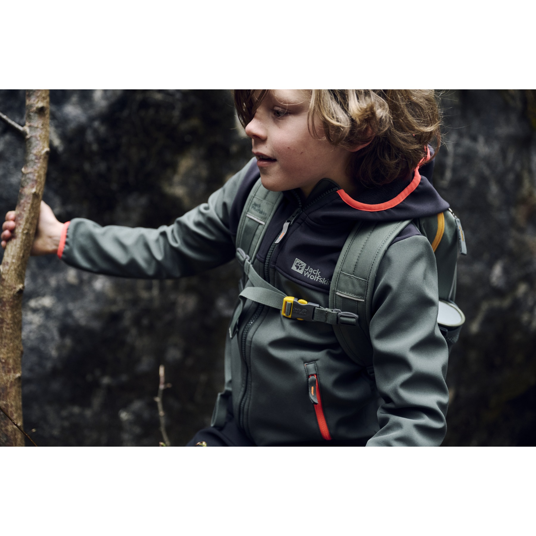 | Wolfskin Jacket slate BIKE24 Fourwinds - Jack Kids green