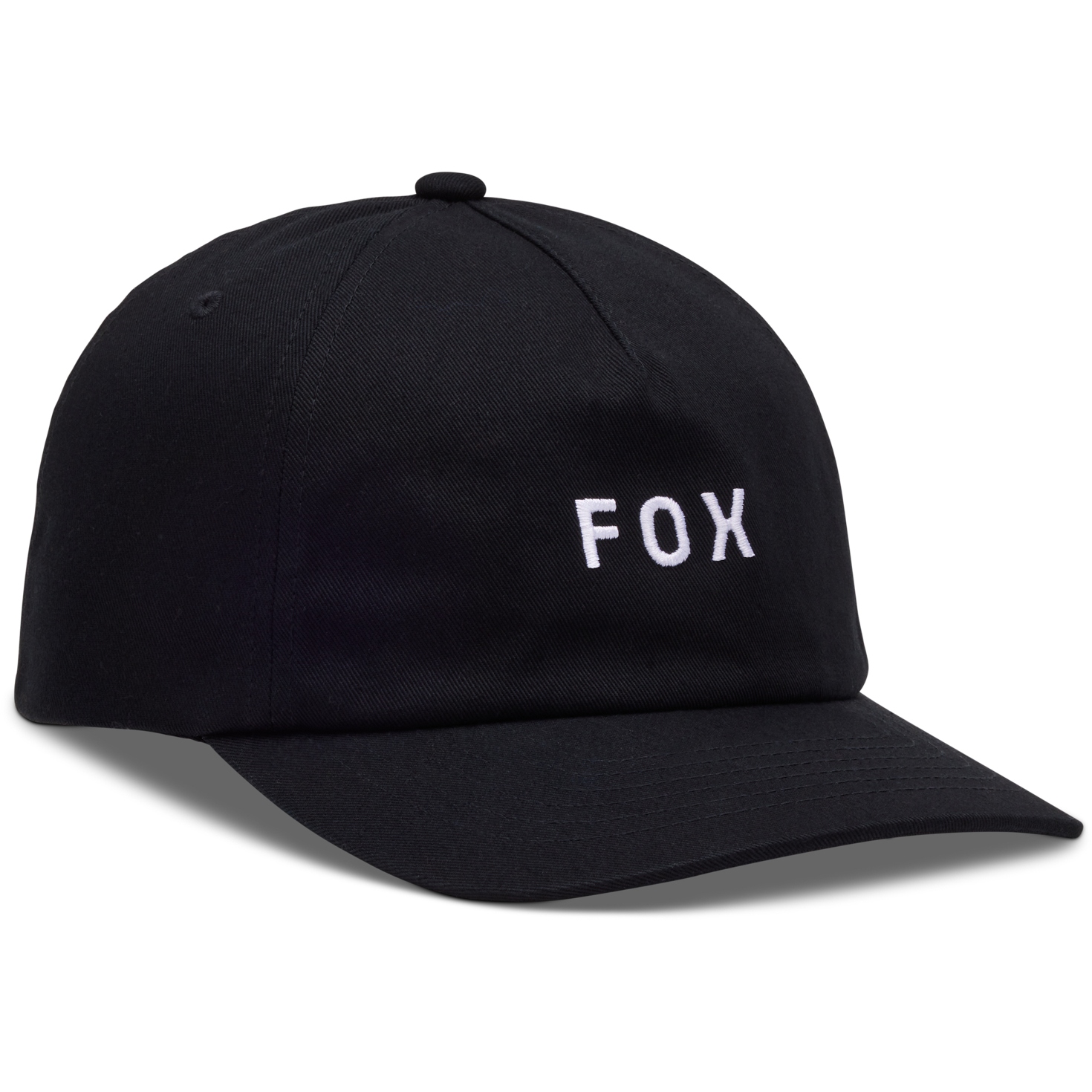 Регулируемая шляпа с надписью FOX Wordmark - черный/белый