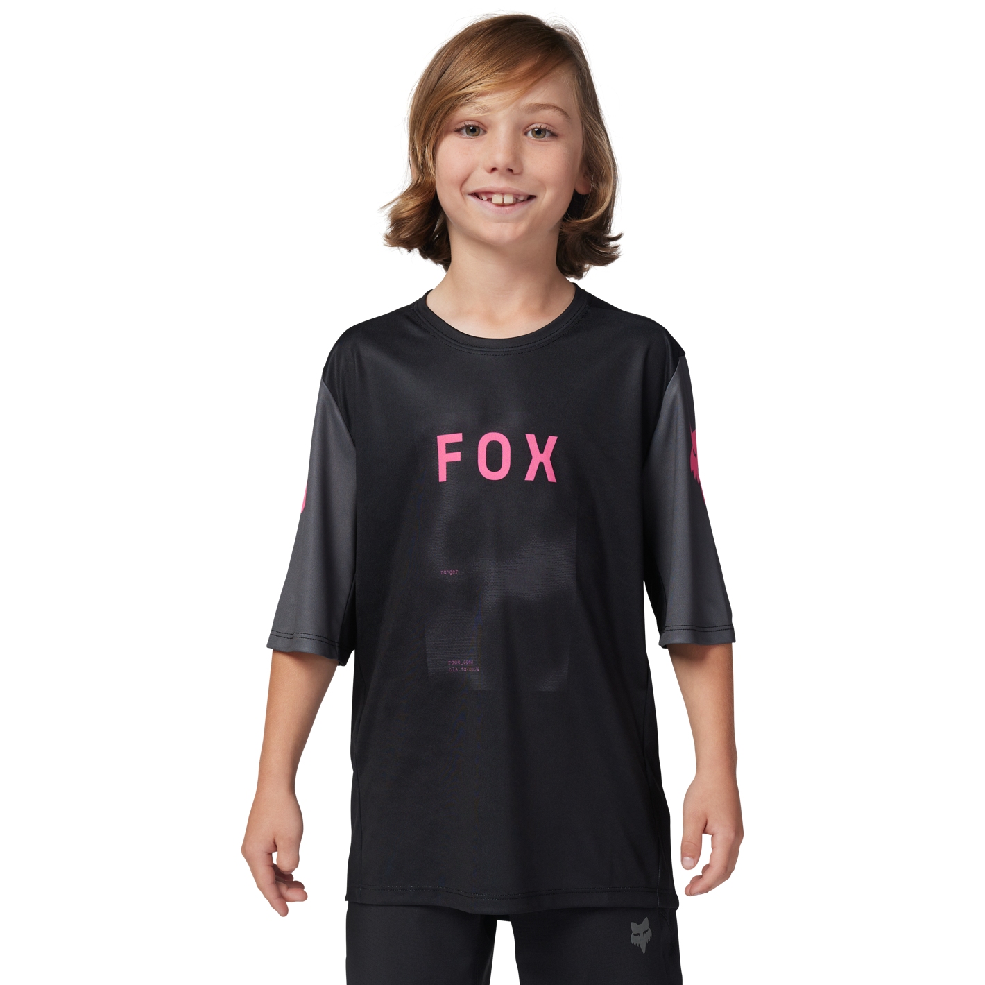 Picture of FOX Ranger MTB Short Sleeve Jersey Youth - Taunt - black