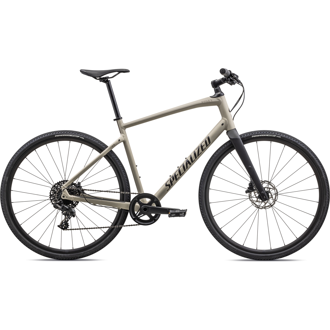 Picture of Specialized SIRRUS X 4.0 - Fitness Bike - 2023 - white mountain / taupe / black reflective