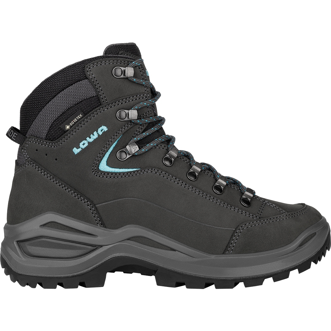 Produktbild von LOWA Renegade Evo GTX Mid Wanderschuhe Damen - asphalt/turquoise