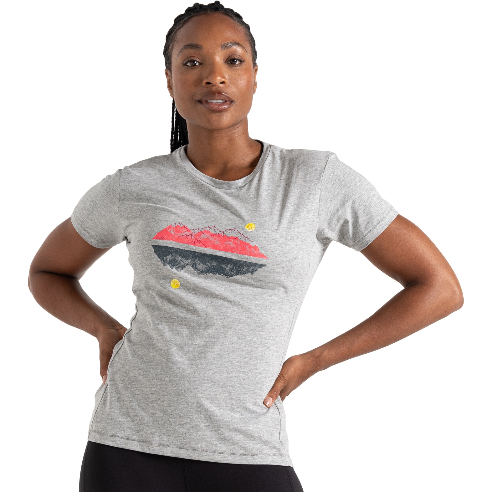 Picture of Dare 2b Tranquility II Tee Women - 9EB Ash Grey