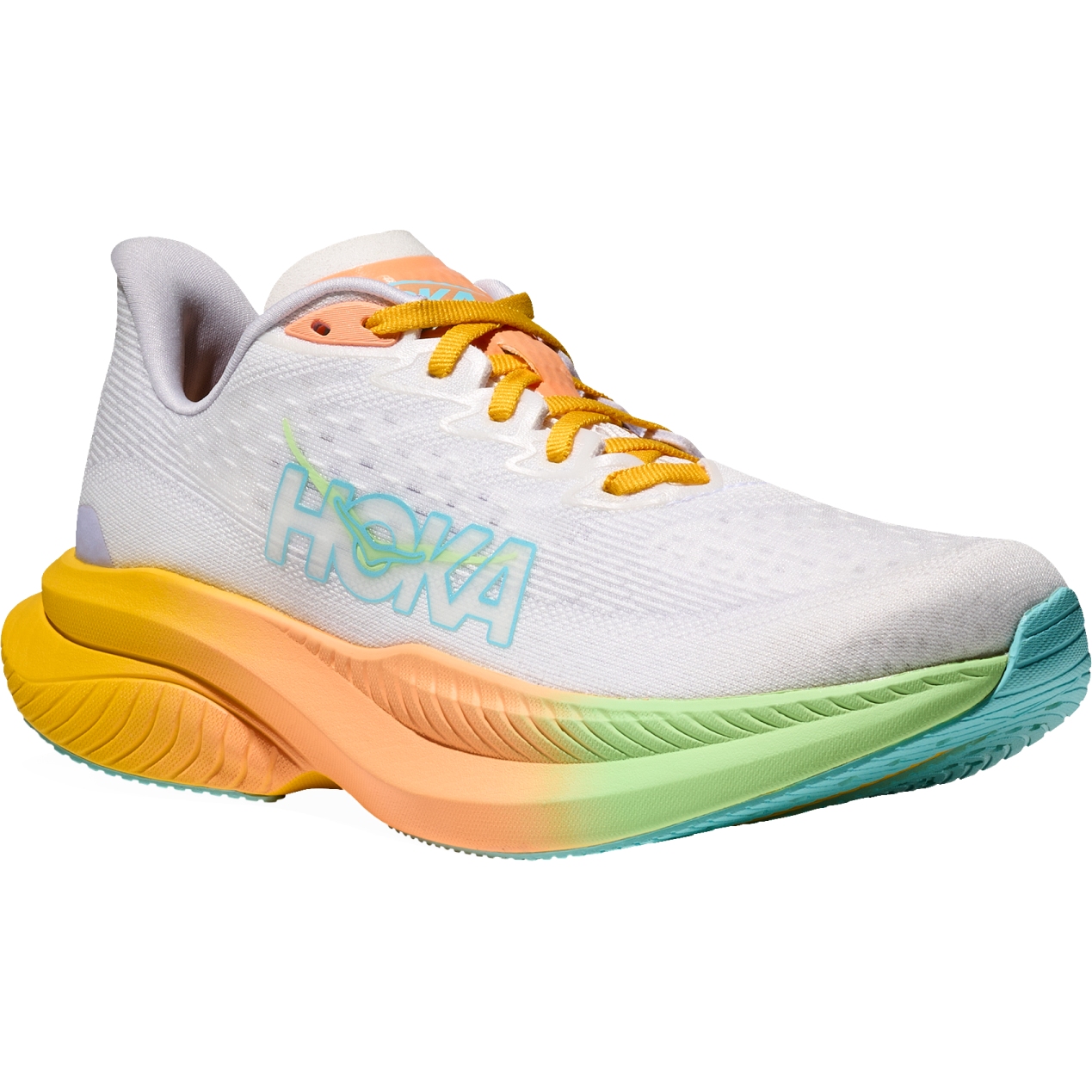 Productfoto van Hoka Mach 6 Hardloopschoenen Heren - frost / starlight glow