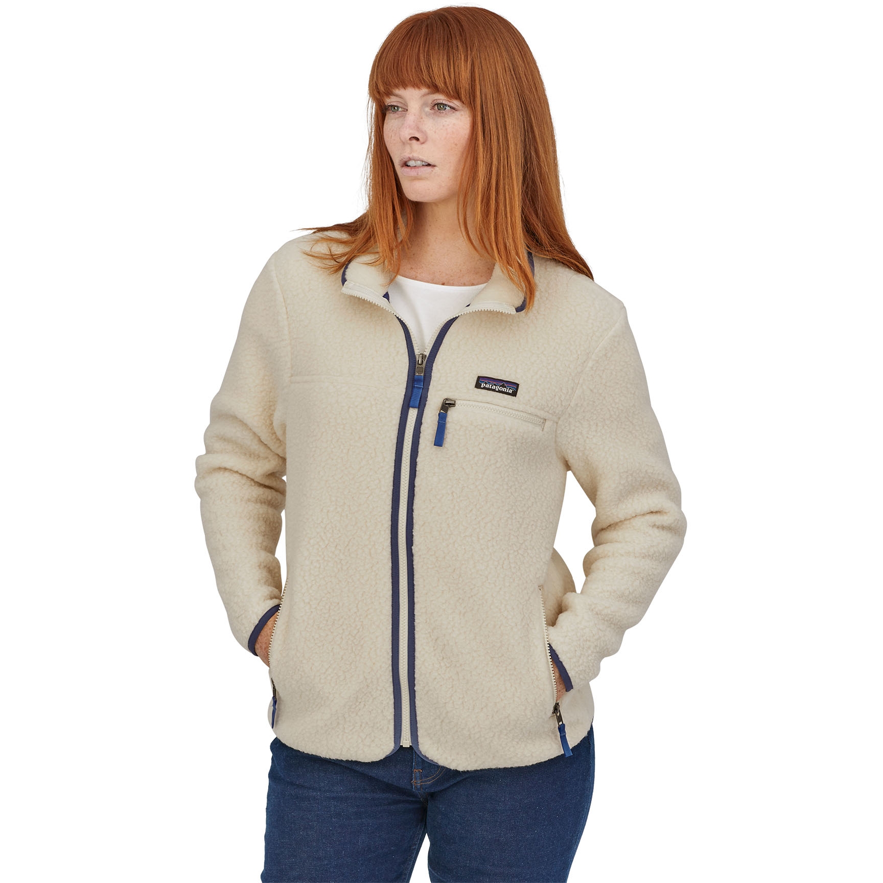 Picture of Patagonia Women&#039;s Retro Pile Fleece Jacket - Natural