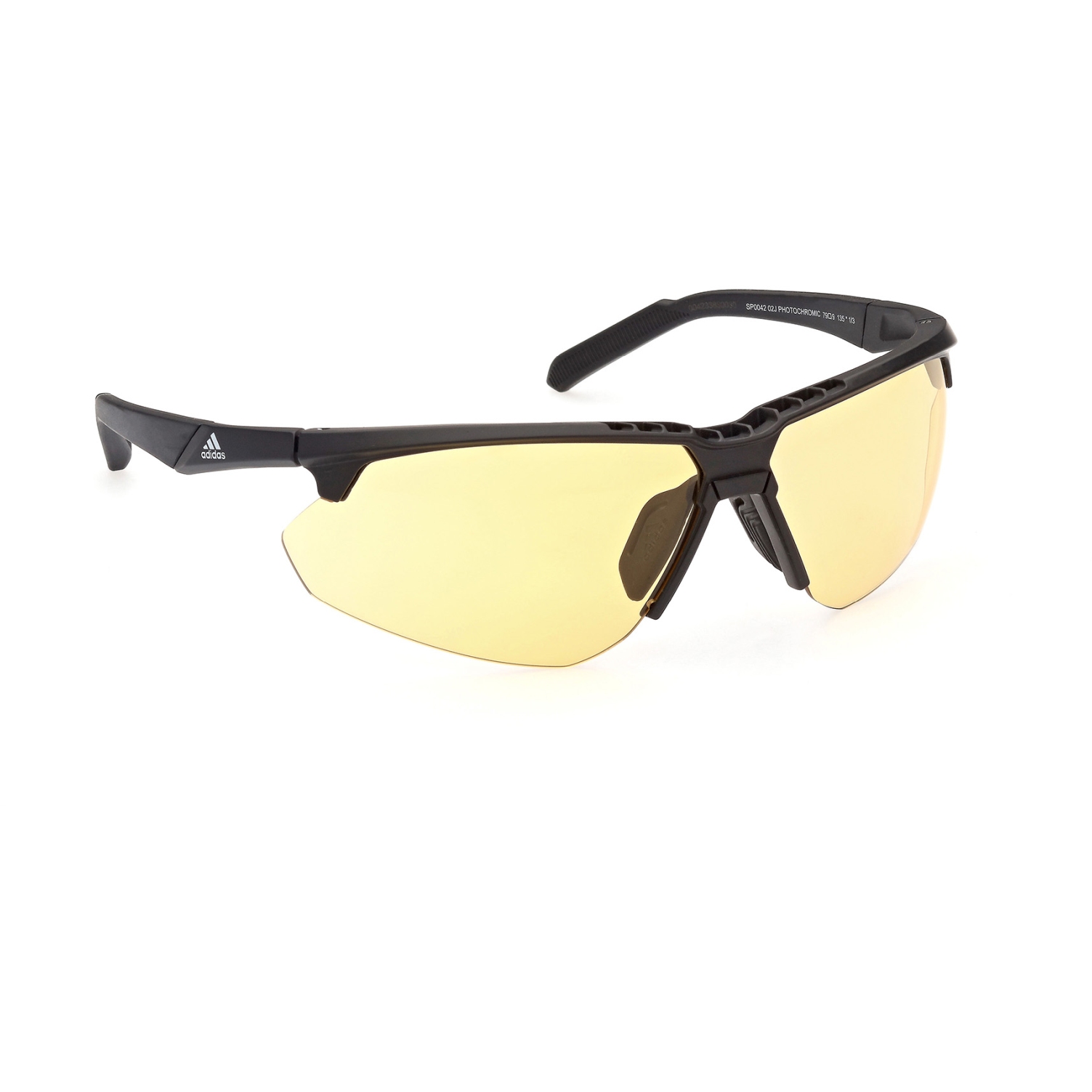 Produktbild von adidas Cmpt B-Shield Lite SP0042 Sport Sonnenbrille - Matte Black / Vario Yellow