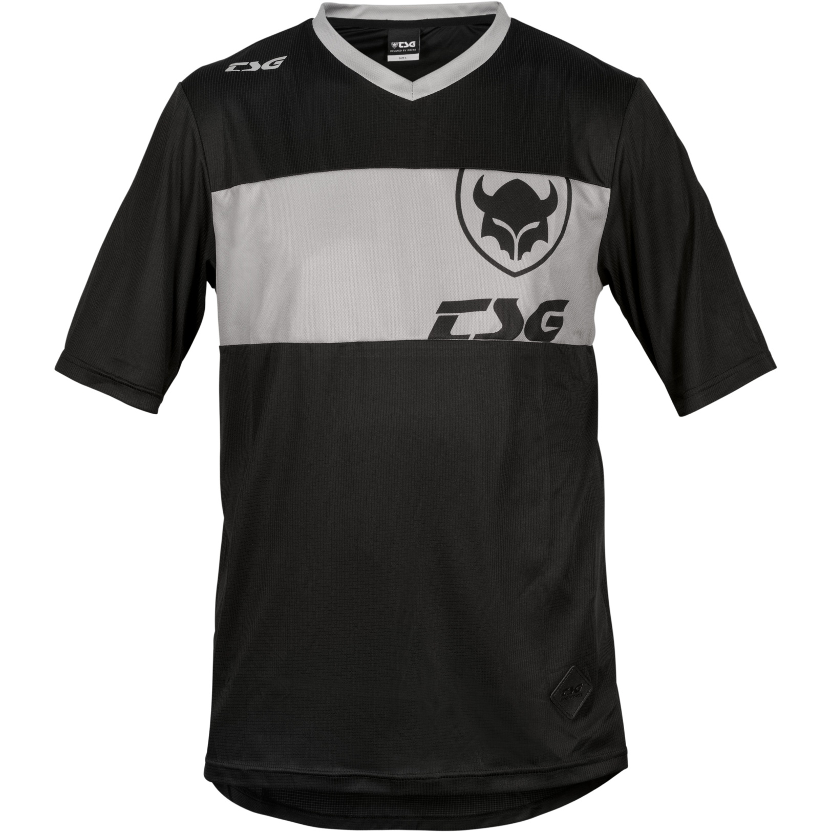 Picture of TSG Waft Short Sleeve Jersey - black grey