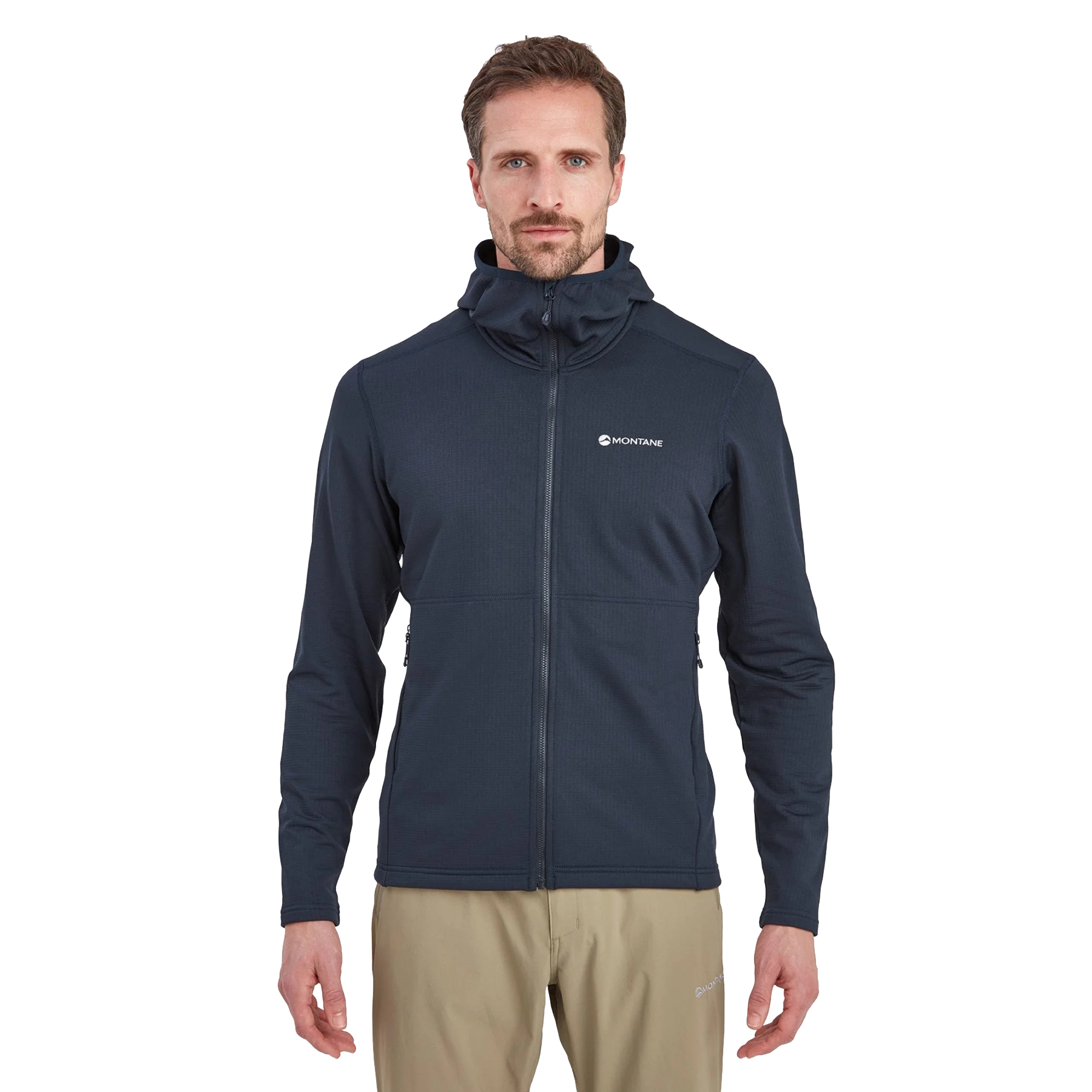 Picture of Montane Protium Hooded Fleece Jacket - eclipse blue