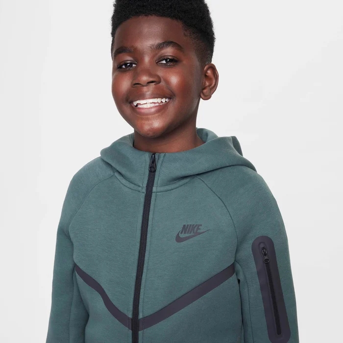 Nike Sportswear Tech Fleece Full Zip Jacket Kids vintage green HV5867 338