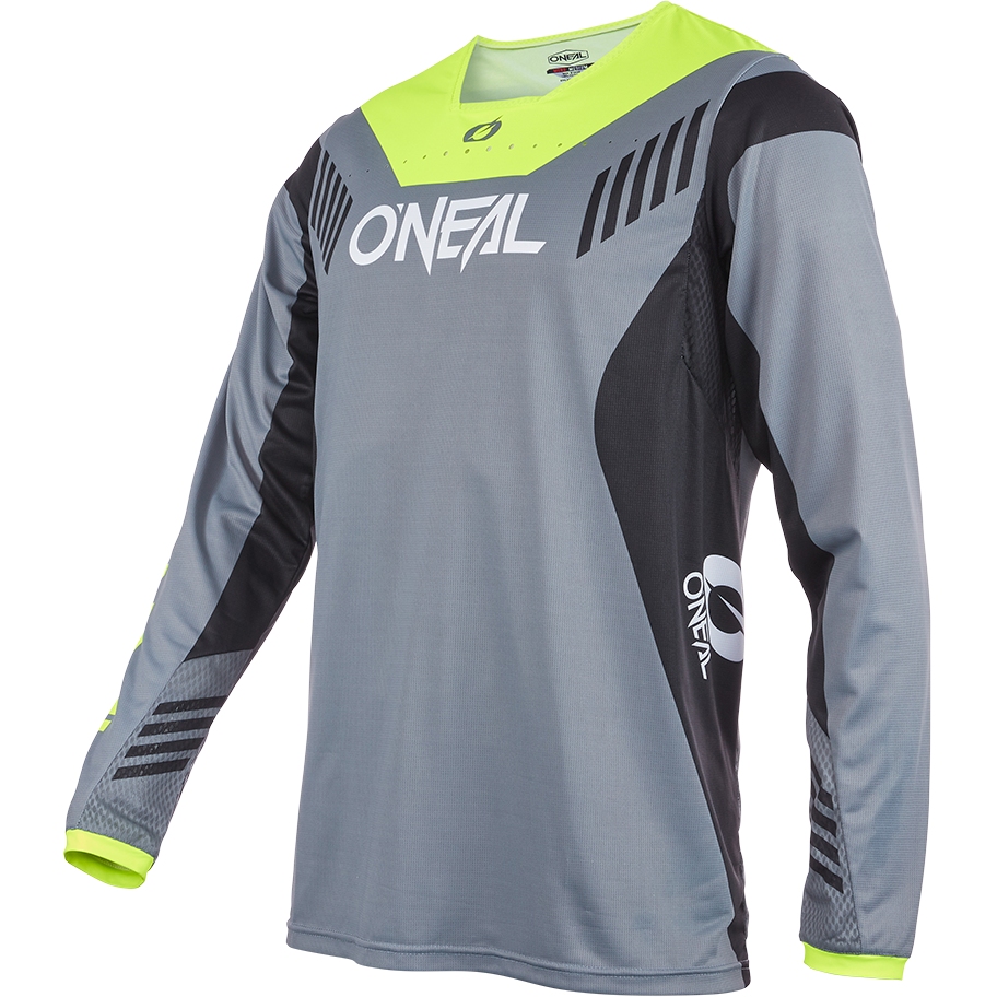 Bild von O'Neal Element FR Hybrid Langarmtrikot - V.22 gray/neon yellow