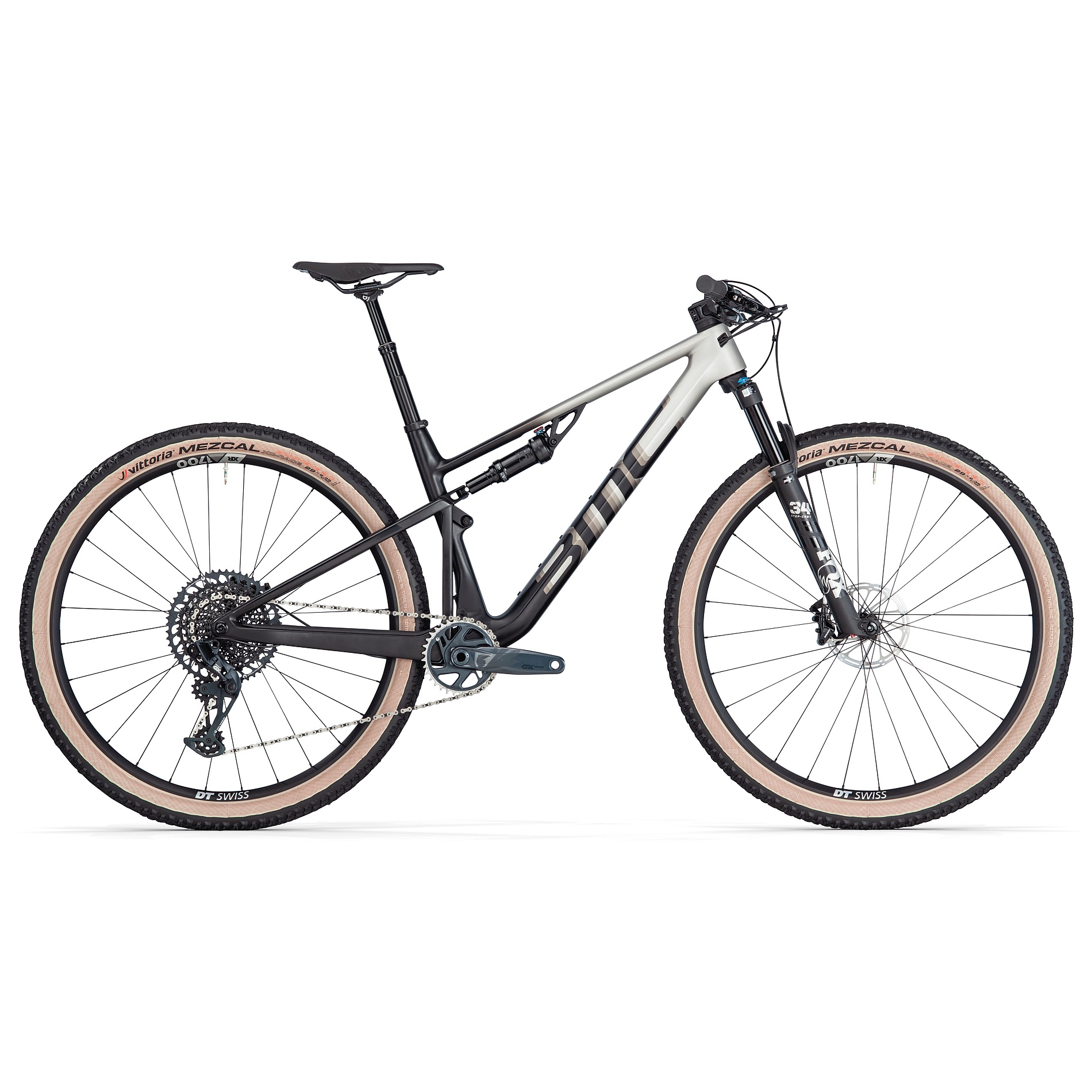Picture of BMC FOURSTROKE TWO - 29&quot; Carbon Mountainbike - 2024 - arctic silver / black