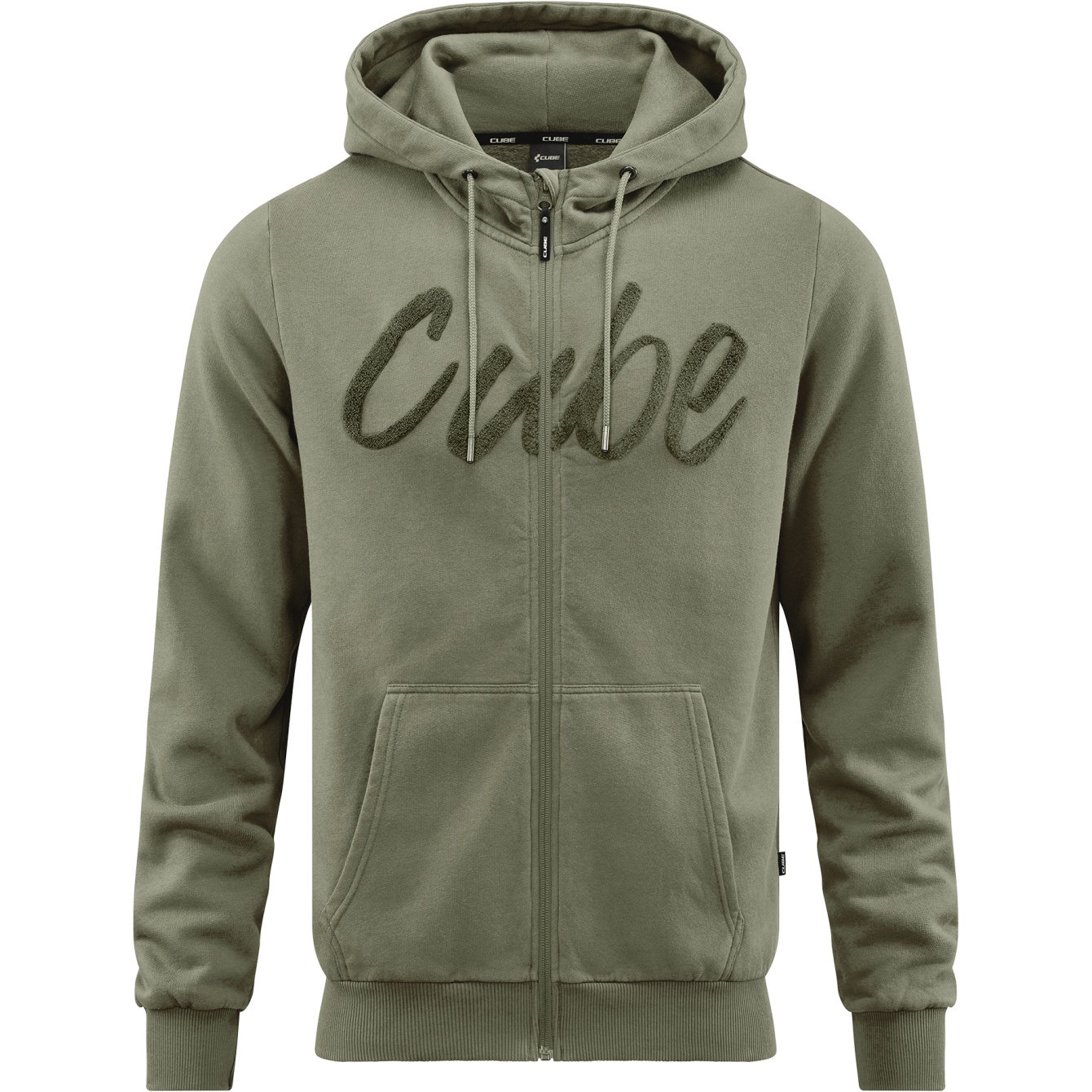 CUBE Organic Zip Hoodie olive BIKE24