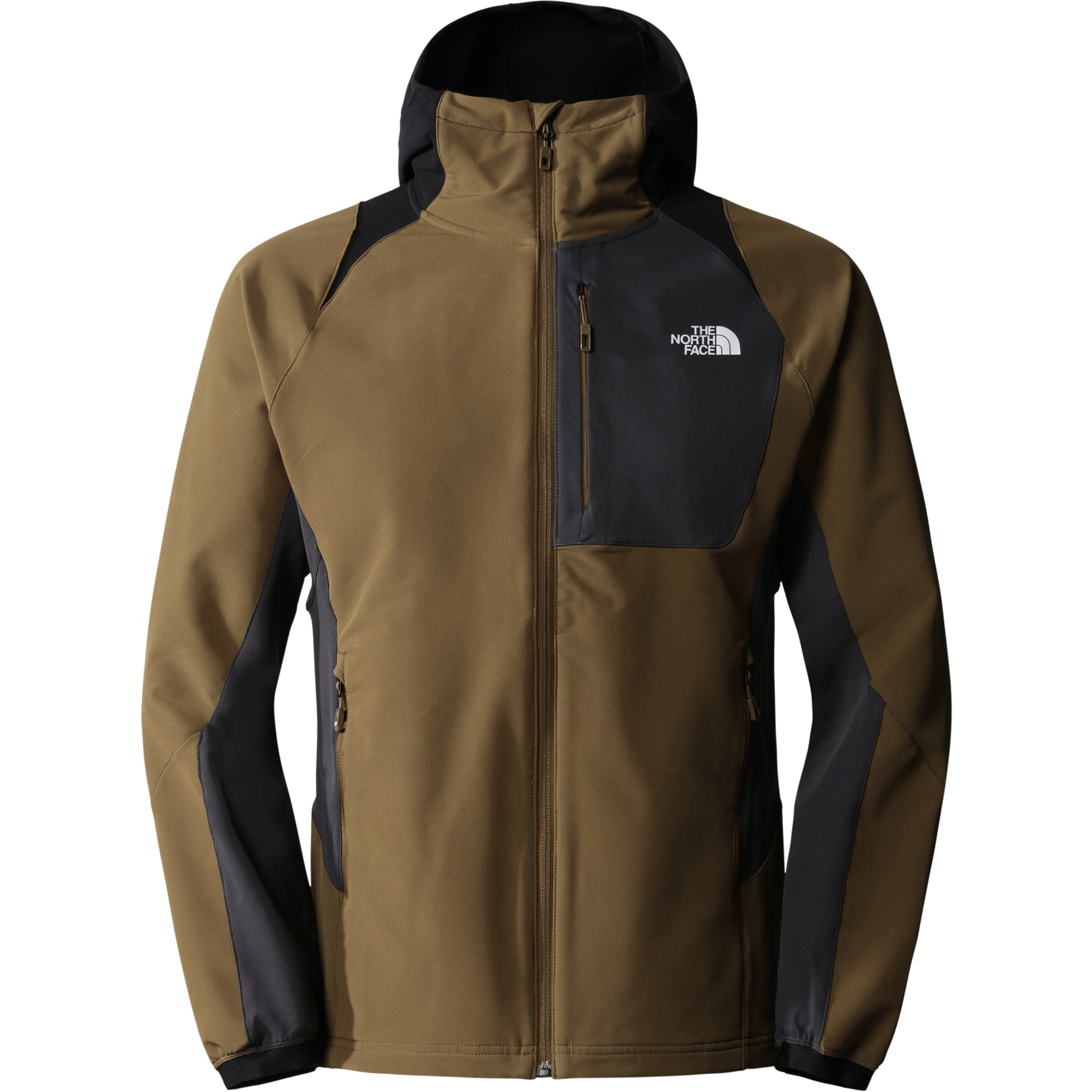 Leeuw passagier Allergie The North Face Men's Athletic Outdoor Softshell Hoodie - Military  Olive/Asphalt Grey/TNF Black