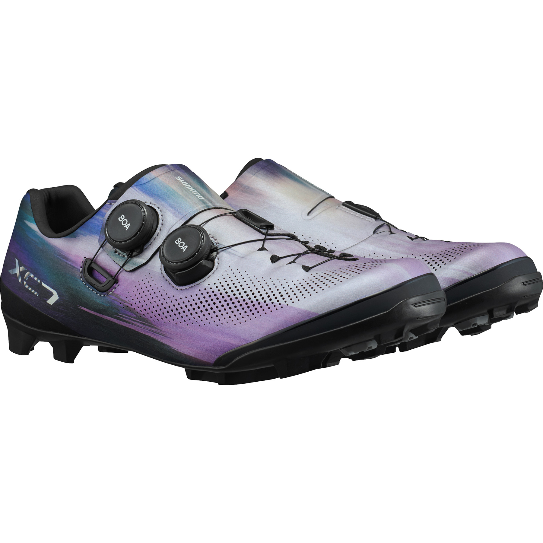 Chaussures Vélo Route Shimano SH-RC703 Homme - Gris Carbone, Large, édition Spéciale SPD-SL