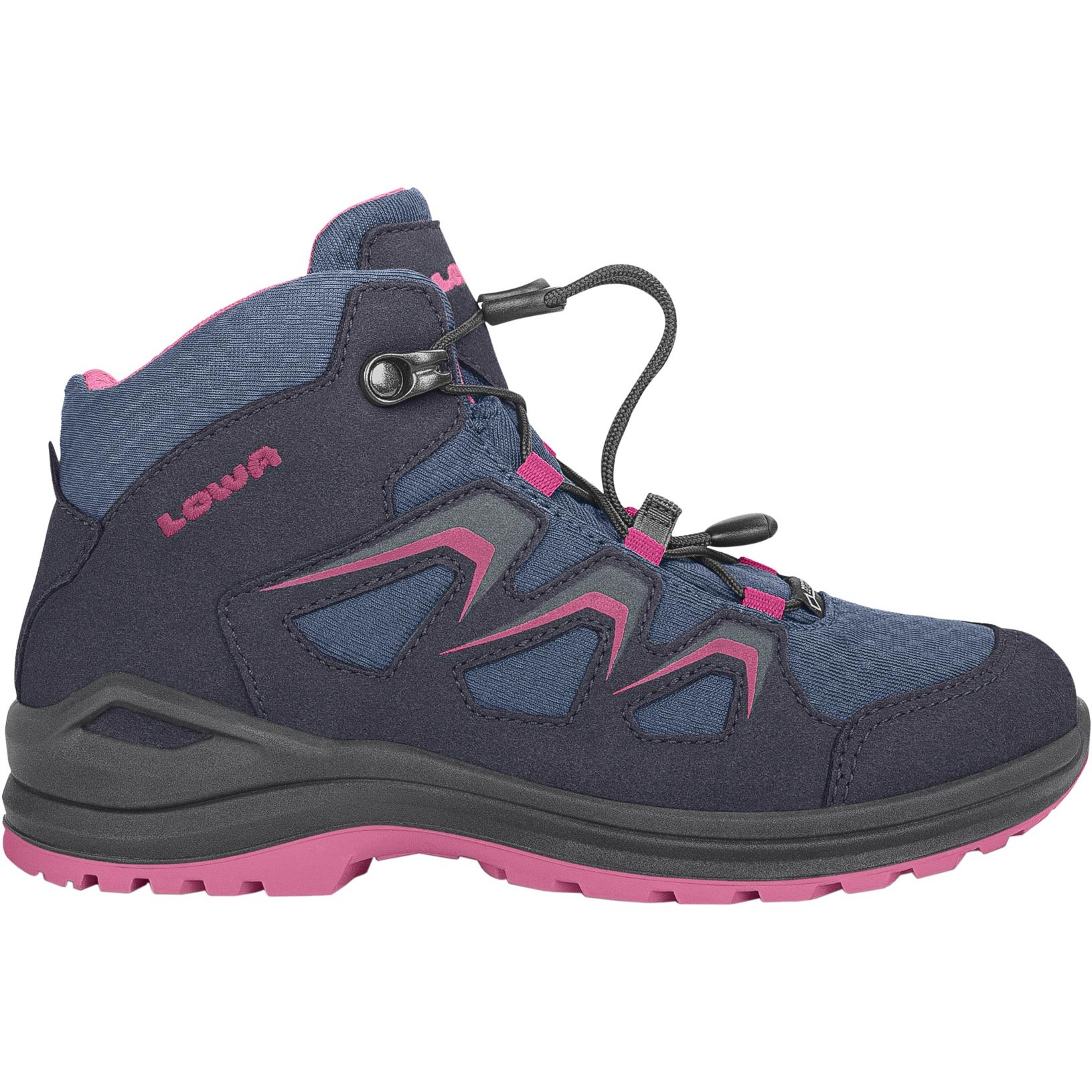 Picture of LOWA Innox Evo GTX QC Junior Kids Shoes - navy/berry (Size 36-38)