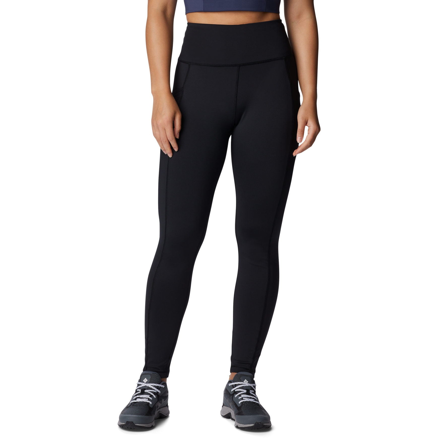 Adidas Womens Leggings XS Black Three Stripes High Rise ClimaLite Full  Length | eBay