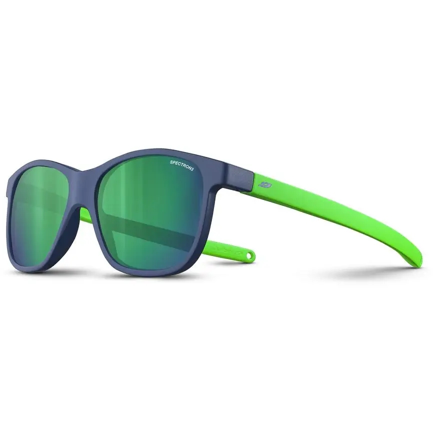 Julbo Lunettes de Soleil pour Enfants Turn 2 Dark Blue Green Green Flash Spectron 3