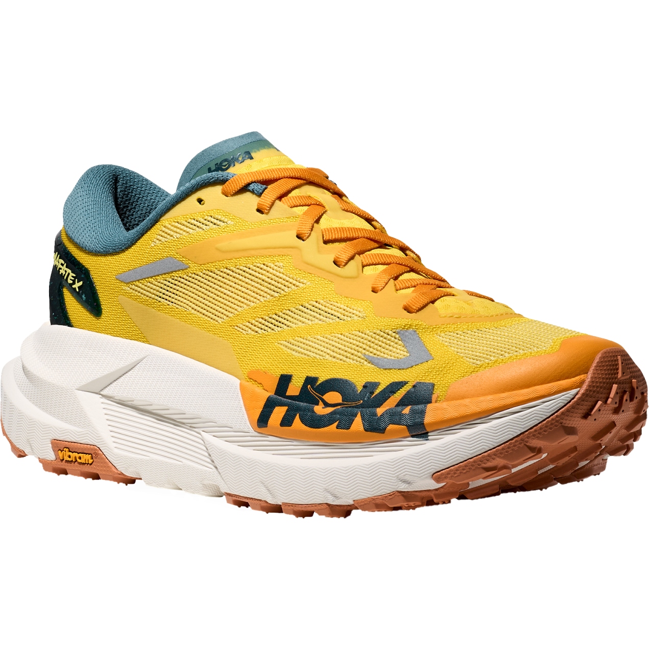 Productfoto van Hoka Mafate X Hardloopschoenen Heren - zest / mountain fog