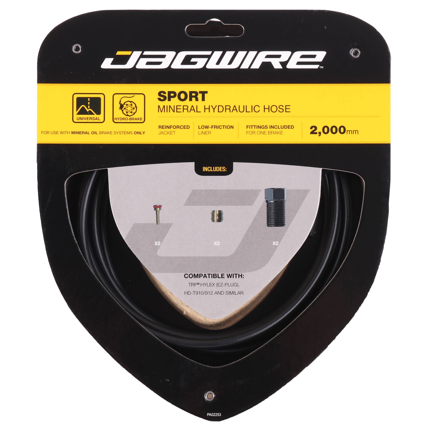 Picture of Jagwire Sport Hydraulic Brake Hose Kit | Mineral Oil - HBKB804 for TRP® Hylex (EZ-Plug) / TT-Hydraulic HD-T910/912