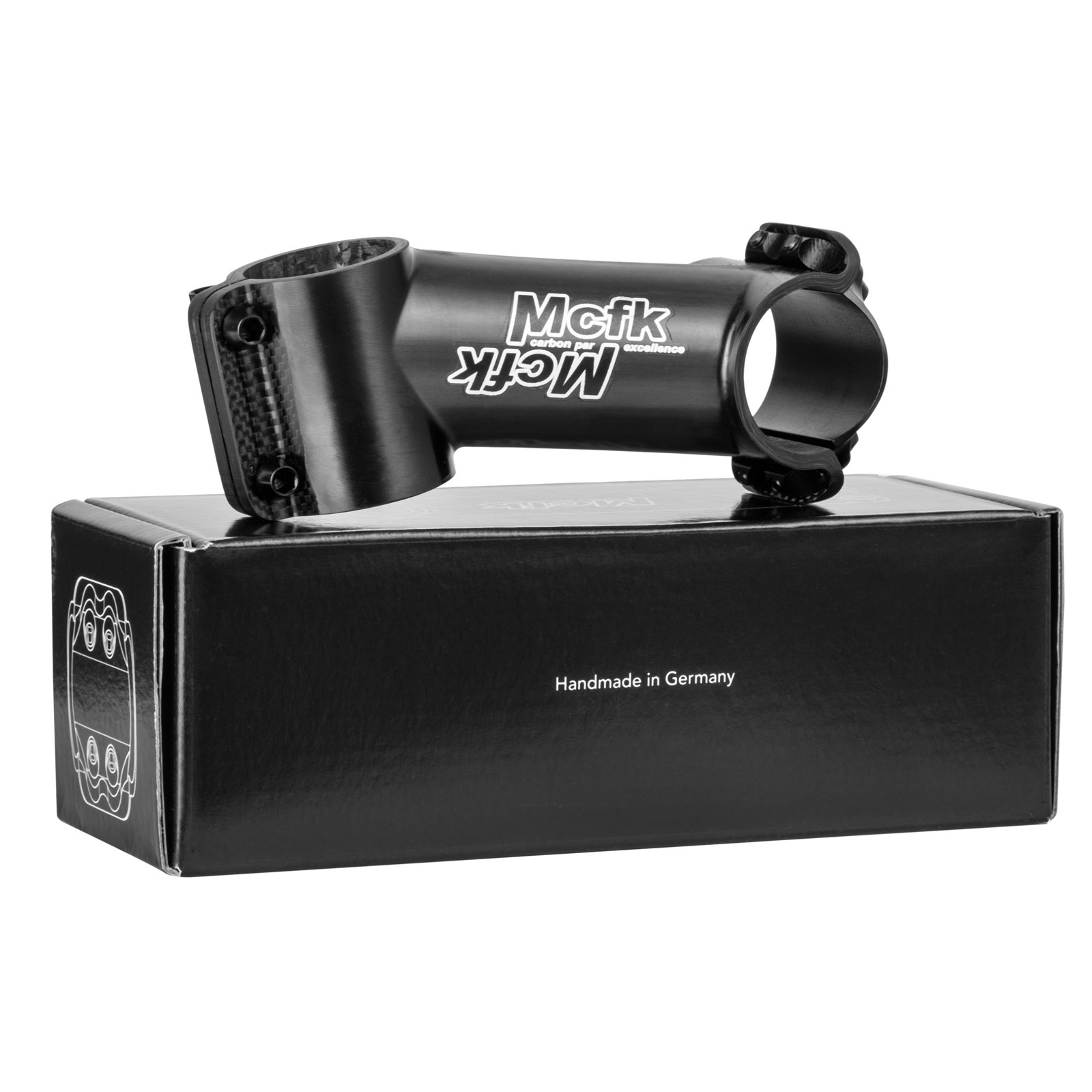Mcfk 110mm 17℃ ステム Mcfk Stem - Carbon - 31.8 | 17° - UD Carbon matt | BIKE24