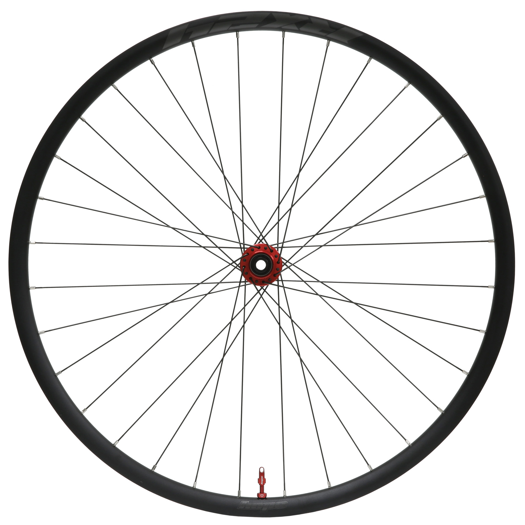 Produktbild von Hope RX24 - Pro 5 Vorderrad - 28&quot; | Clincher | 24-Loch | Centerlock - 12x100mm - rot