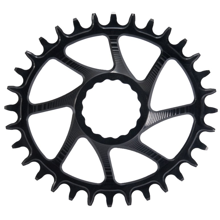 Picture of Garbaruk Melon MTB Chainring - Direct Mount / Oval / Narrow-Wide / Boost - for Race Face Cinch - black