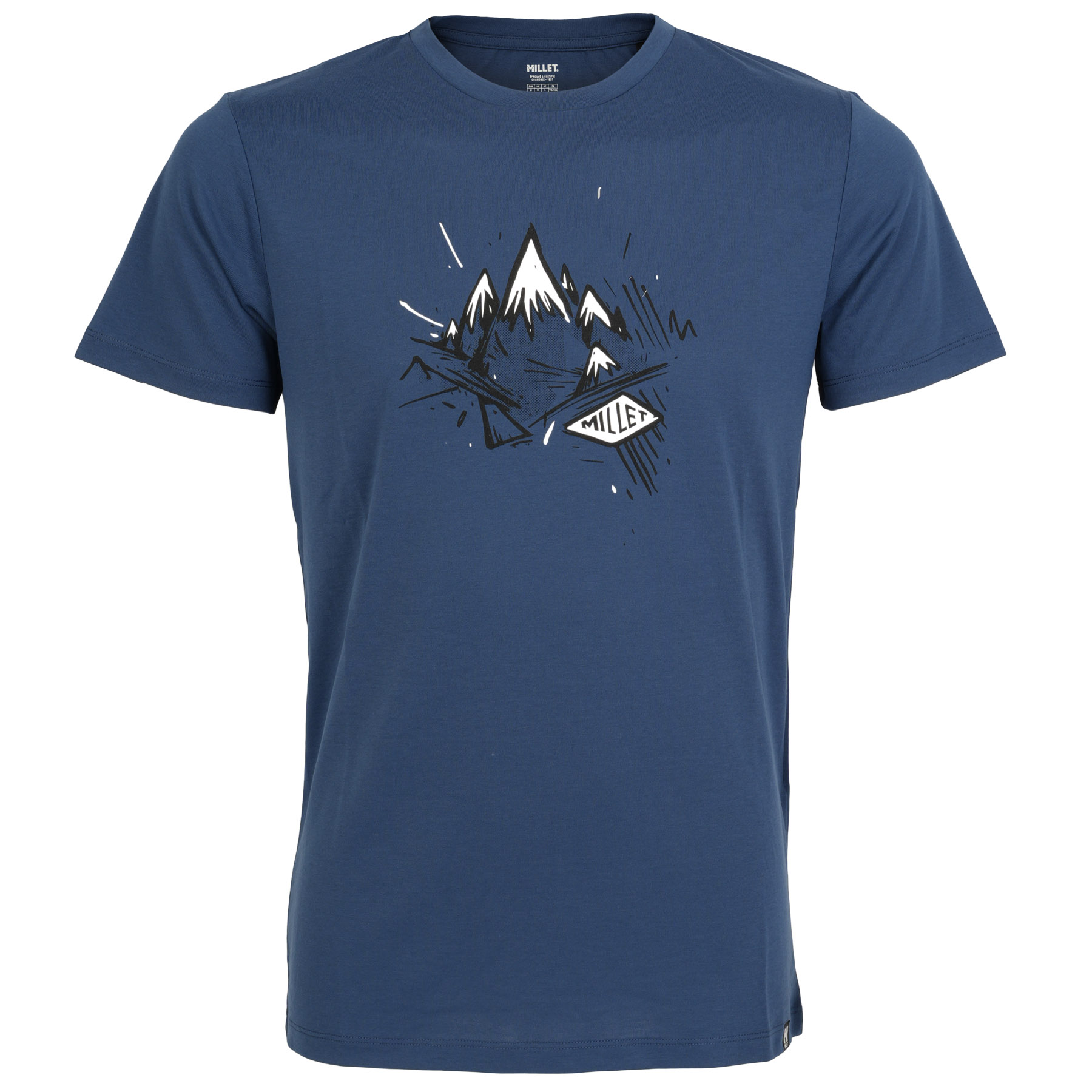 Productfoto van Millet Boulder T-Shirt Heren - Dark Denim