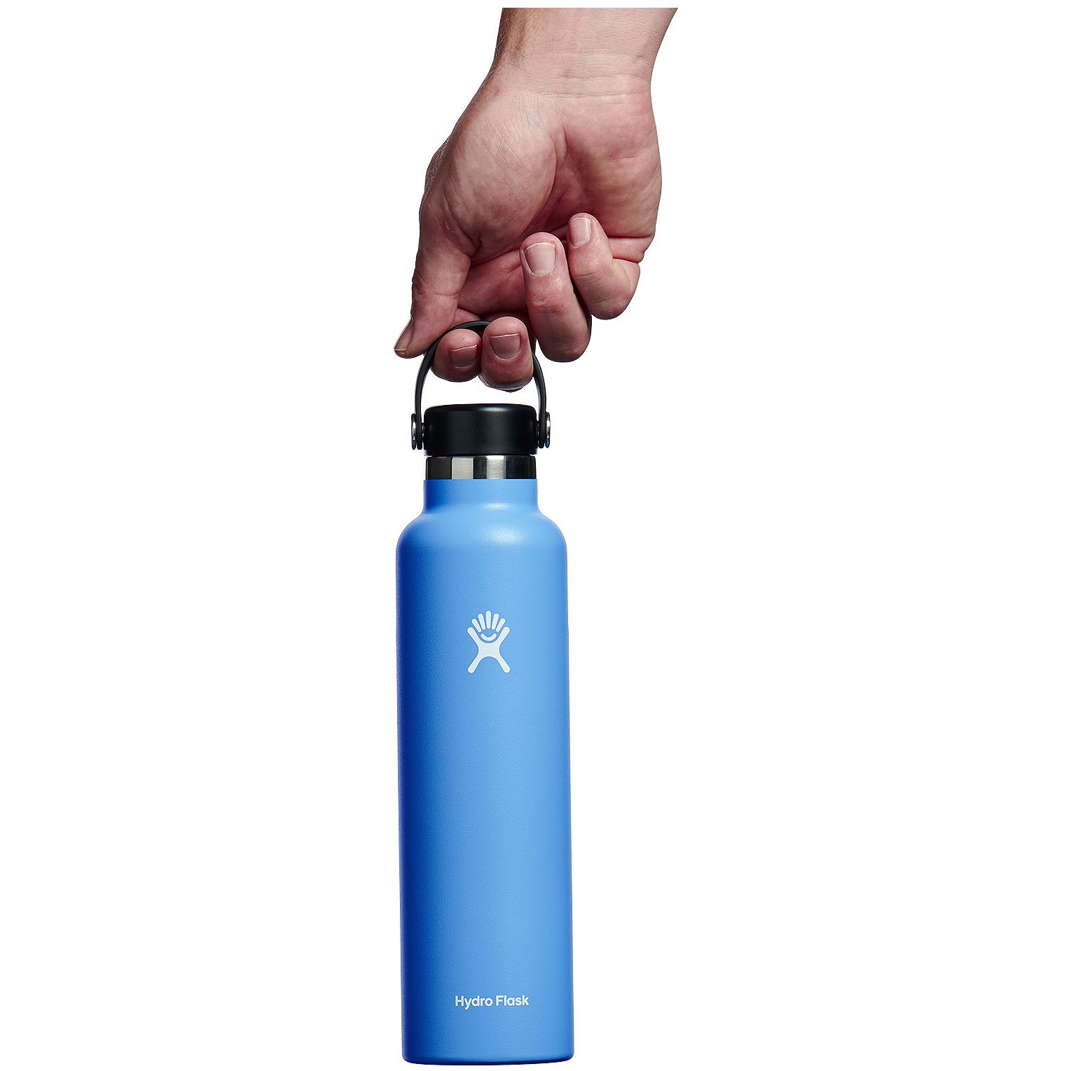 Hydro Flask 24oz Standard Mouth Insulated Bottle + Flex Cap - 710ml -  Cascade | BIKE24