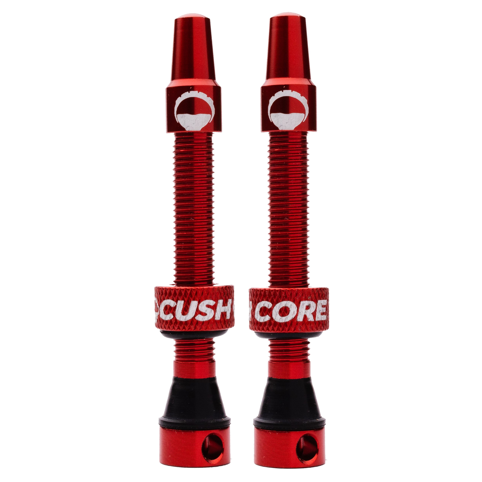 Picture of CushCore Tubeless Valve Set - 44mm (Pair) - red