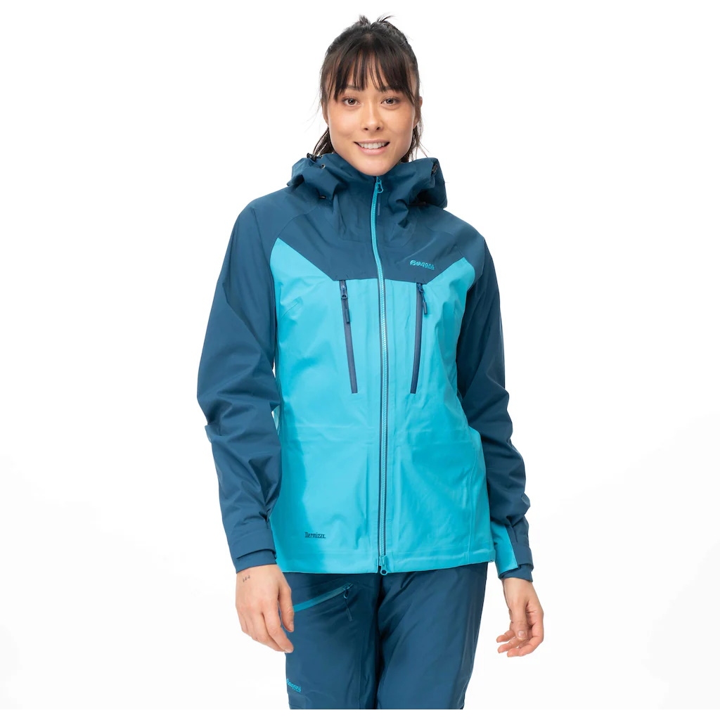 Picture of Bergans Cecilie 3L Women&#039;s Jacket - clear ice blue/deep sea blue