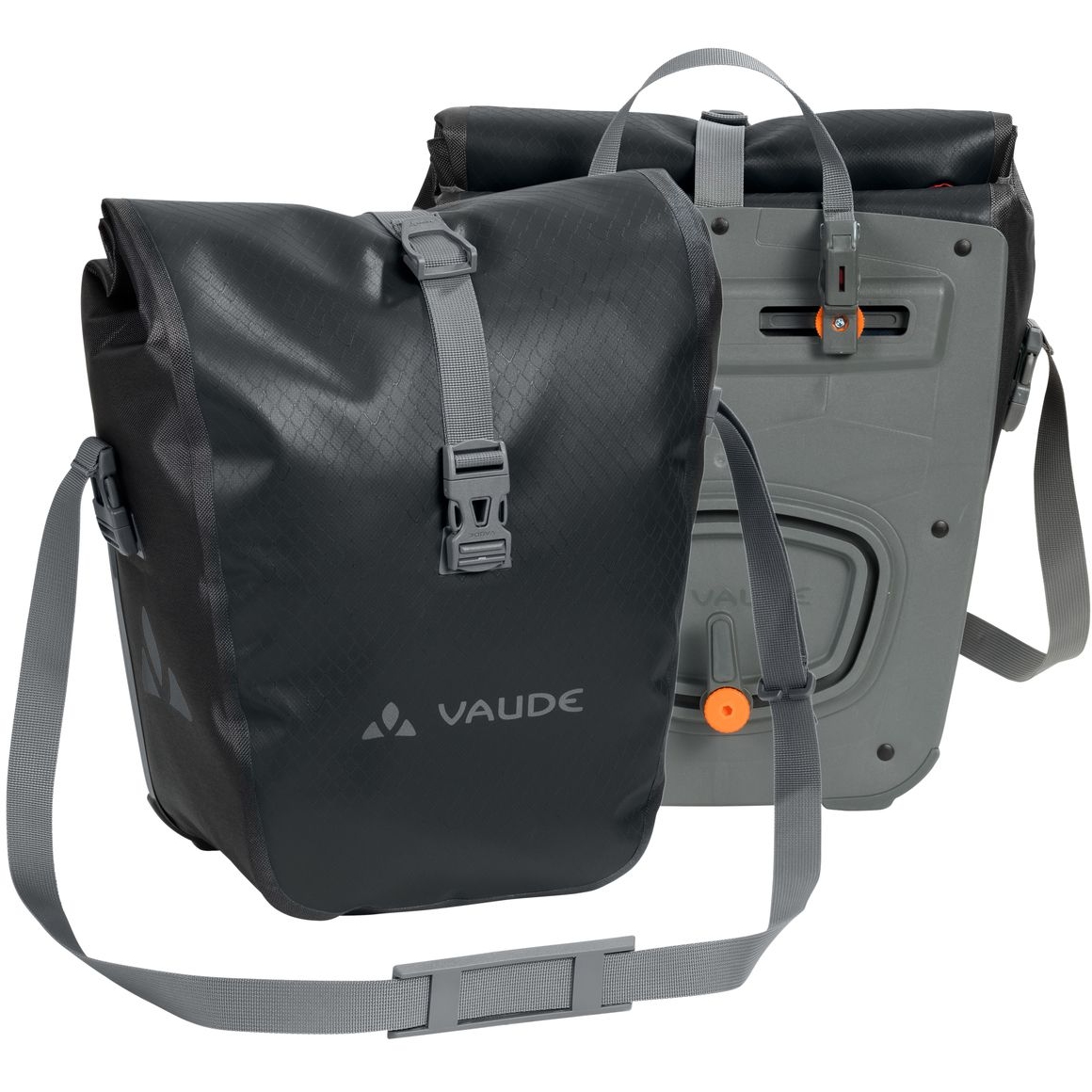 Produktbild von Vaude Aqua Vorderrad Fahrradtasche (Paar) 2x14L - schwarz