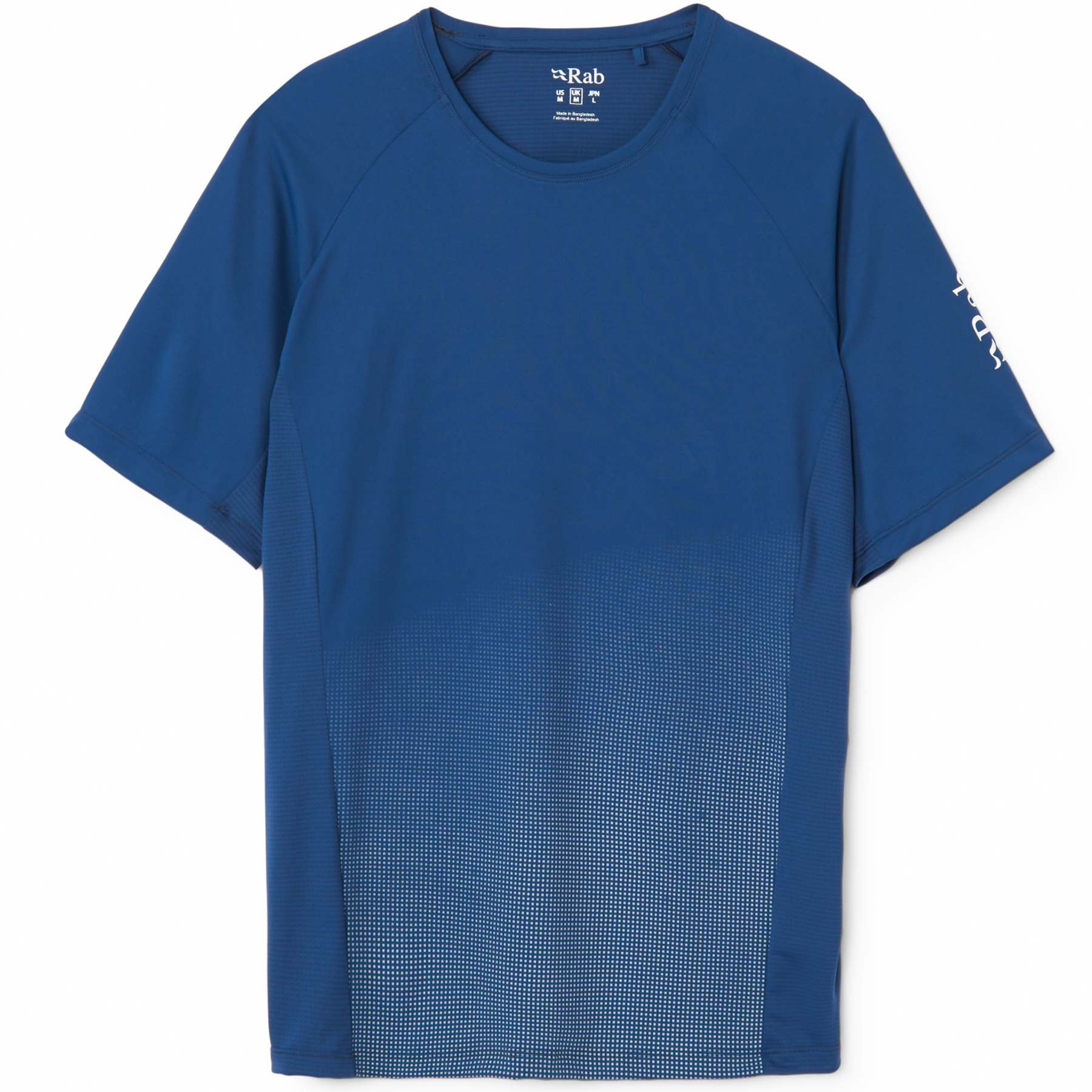 Мужская футболка Rab Trail - tempest blue/светло-цинковая