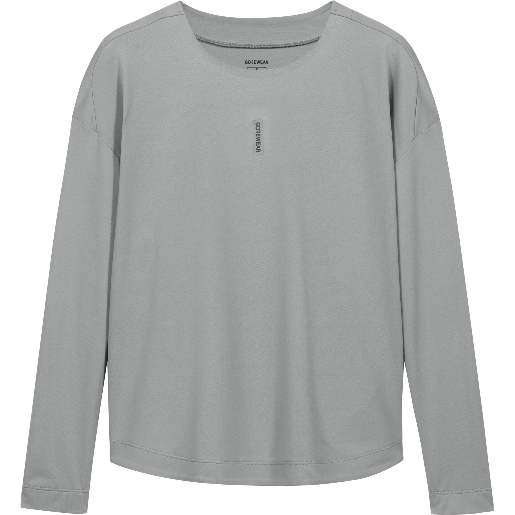 Женская футболка с длинным рукавом GOREWEAR Fernflow - lab grey BF00 grey