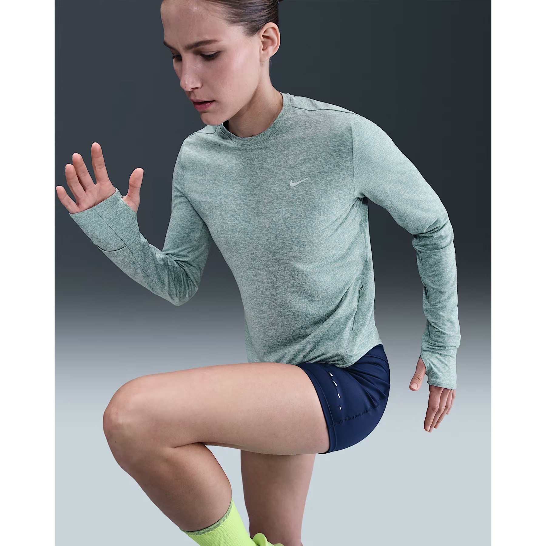 teal nike long sleeve