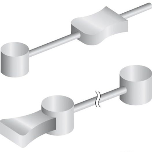 Cantilever brake straddle clearance cable