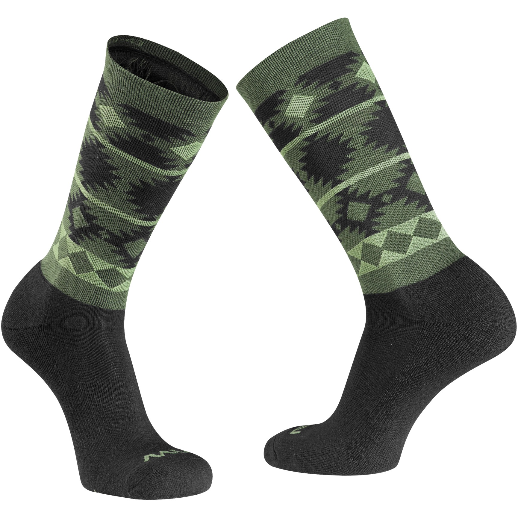 Produktbild von Northwave Core Socken - forest green/schwarz 61