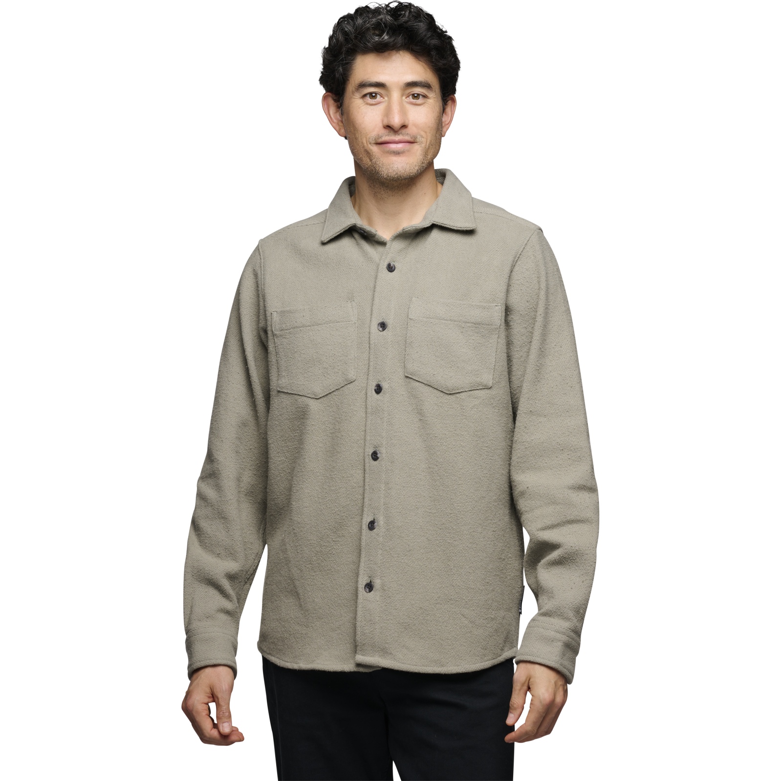 Image of Black Diamond Project Heavy Flannel Shirt Men - Pine Smoke