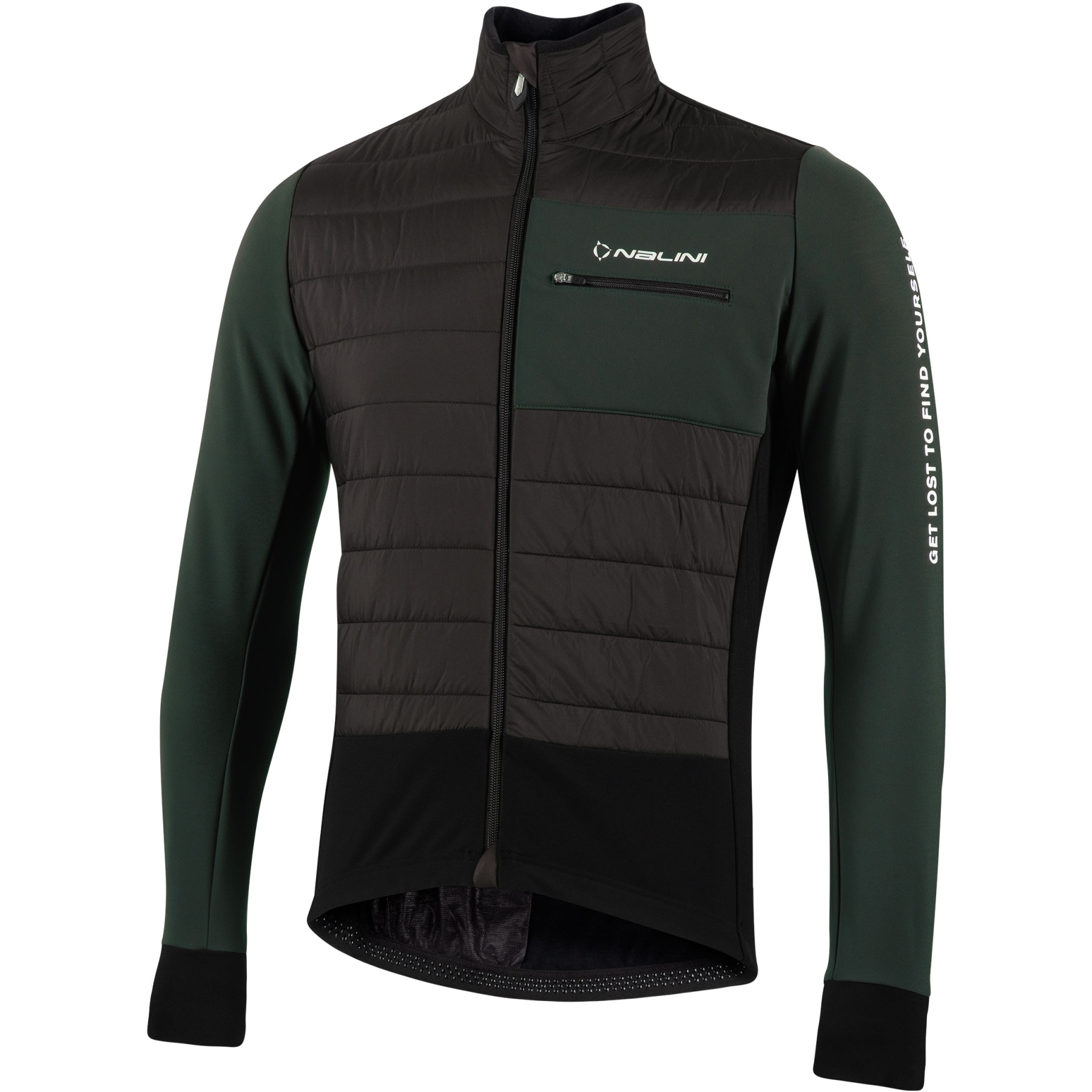 Picture of Nalini New Adventures Jacket - black/forest green 4000