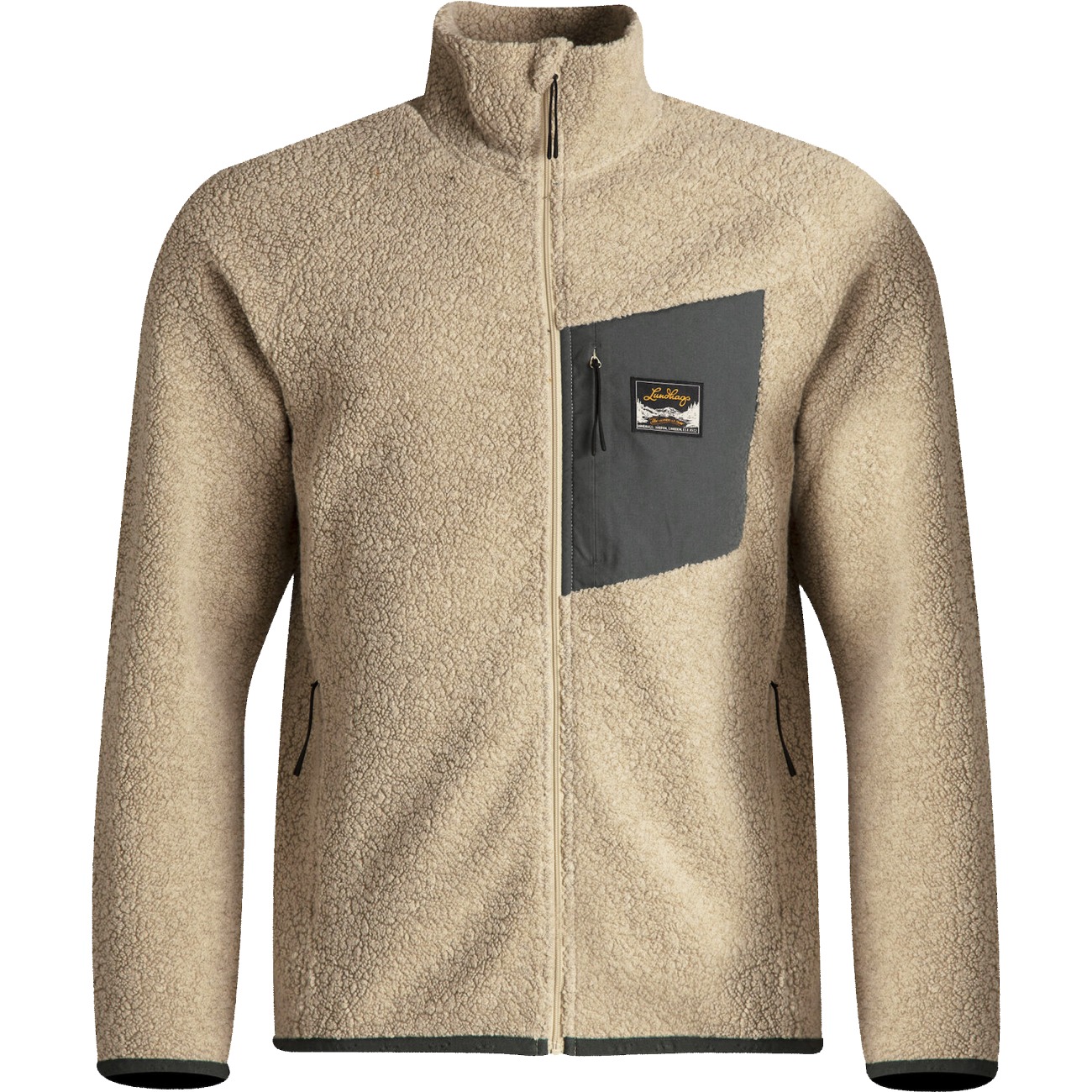 Produktbild von Lundhags Flok Wool Pile Fleecejacke Herren - Sand 02300