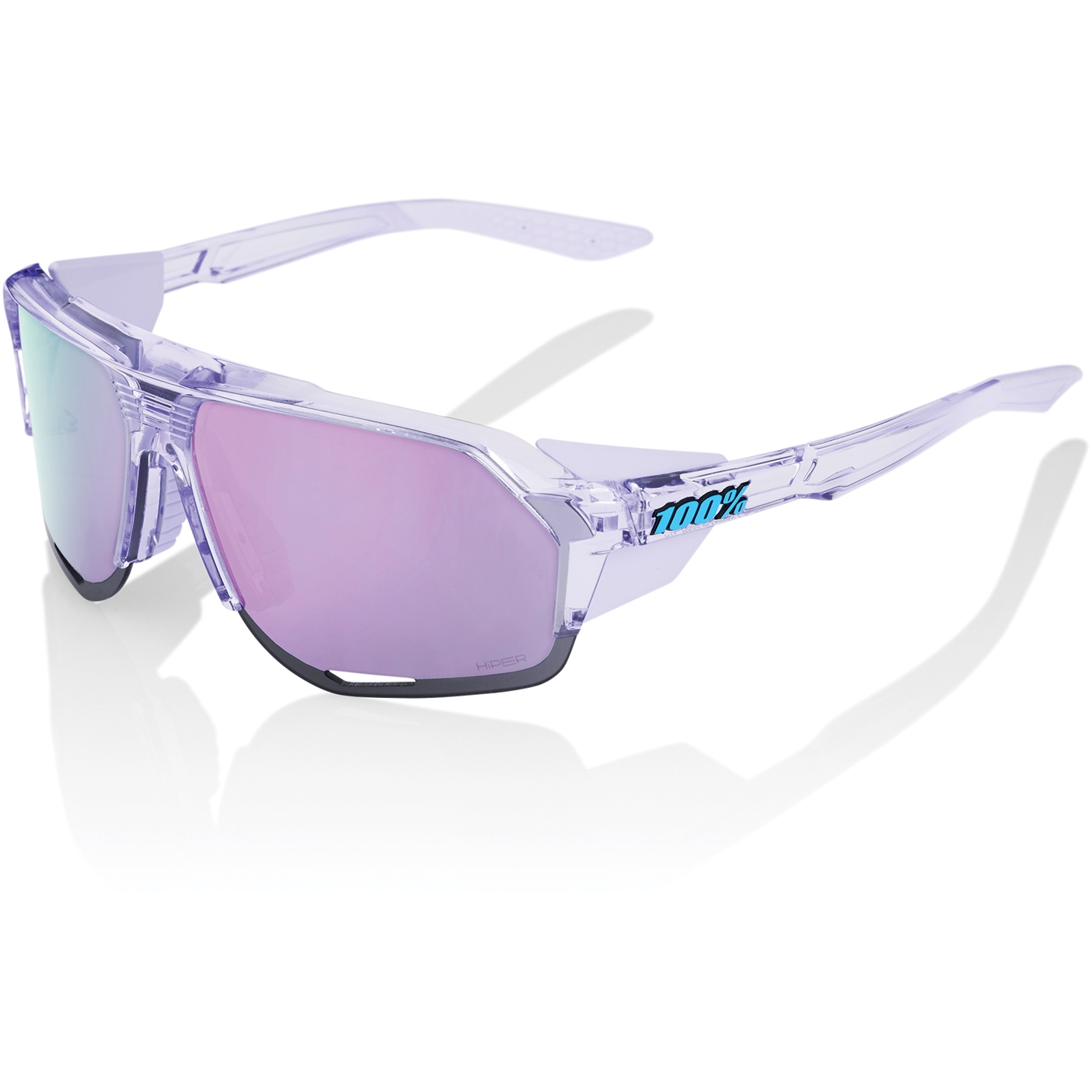 Bild von 100% Norvik Brille - HiPER Mirror Lens - Polished Translucent Lavender / Lavender + Clear