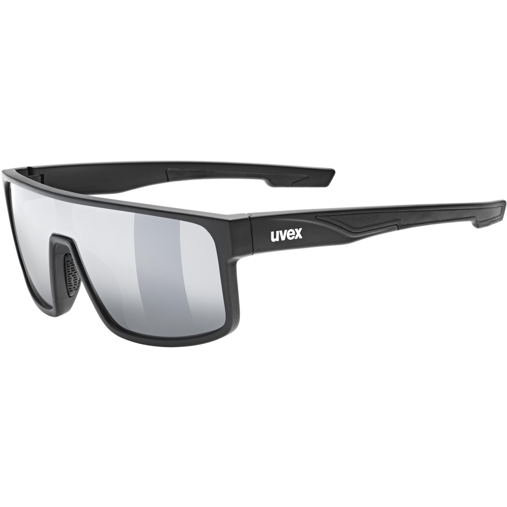 Picture of Uvex LGL 51 Glasses - black matt/mirror silver