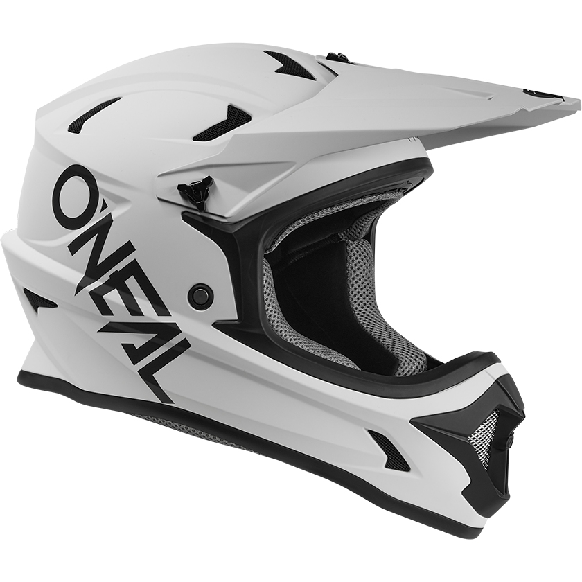 Casque O'NEAL Solid Mixte Gris/Bordeaux S/M - Protection Enduro Trail VTT