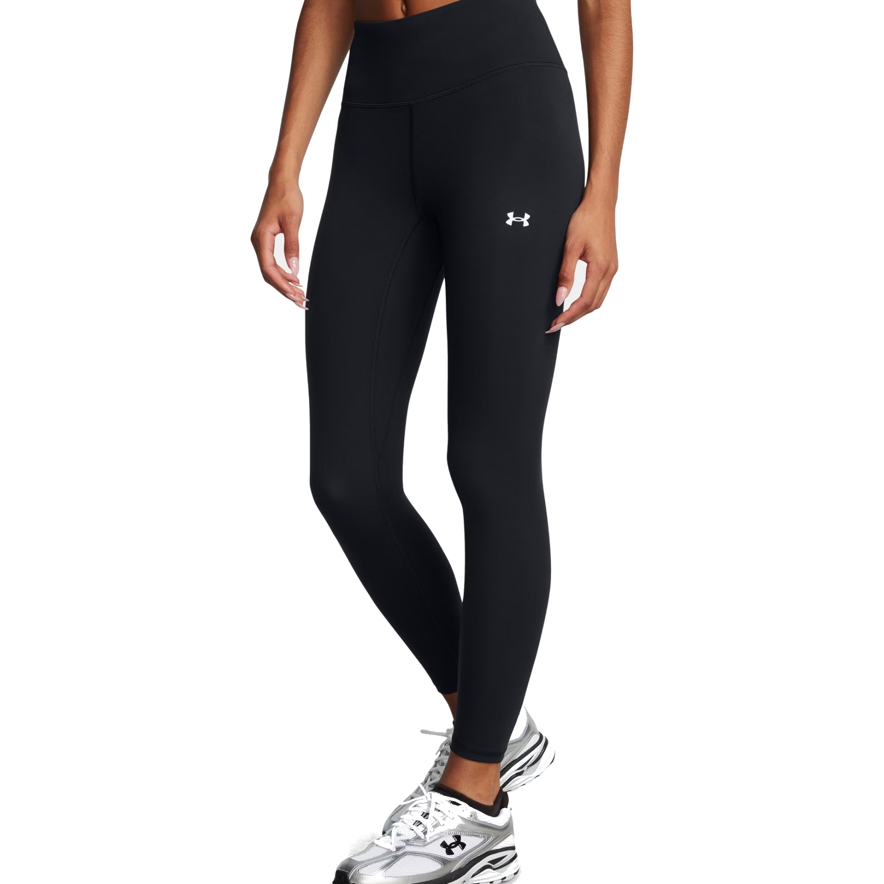 Produktbild von Under Armour UA Motion Ankle-Leggings Damen - Schwarz/Weiß