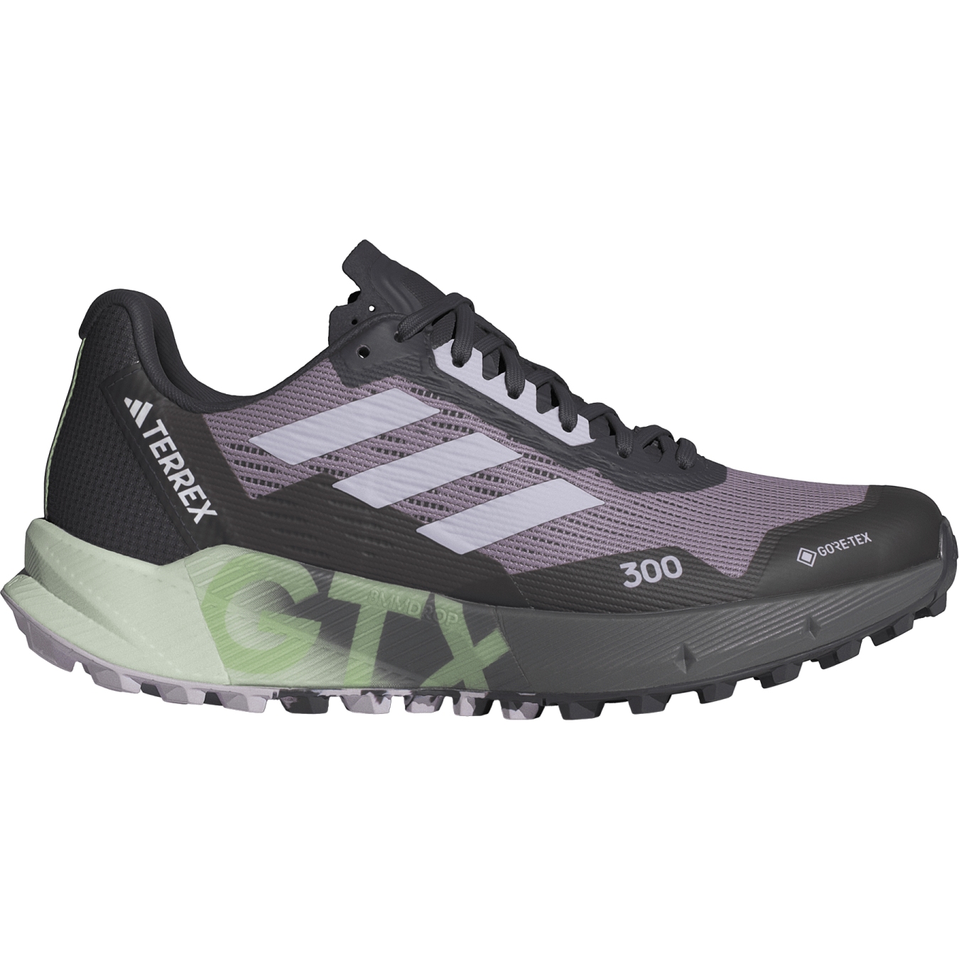 Produktbild von adidas TERREX Agravic Flow 2 GORE-TEX Trailrunningschuhe Damen - preloved fig/silver dawn/semi green spark ID2501