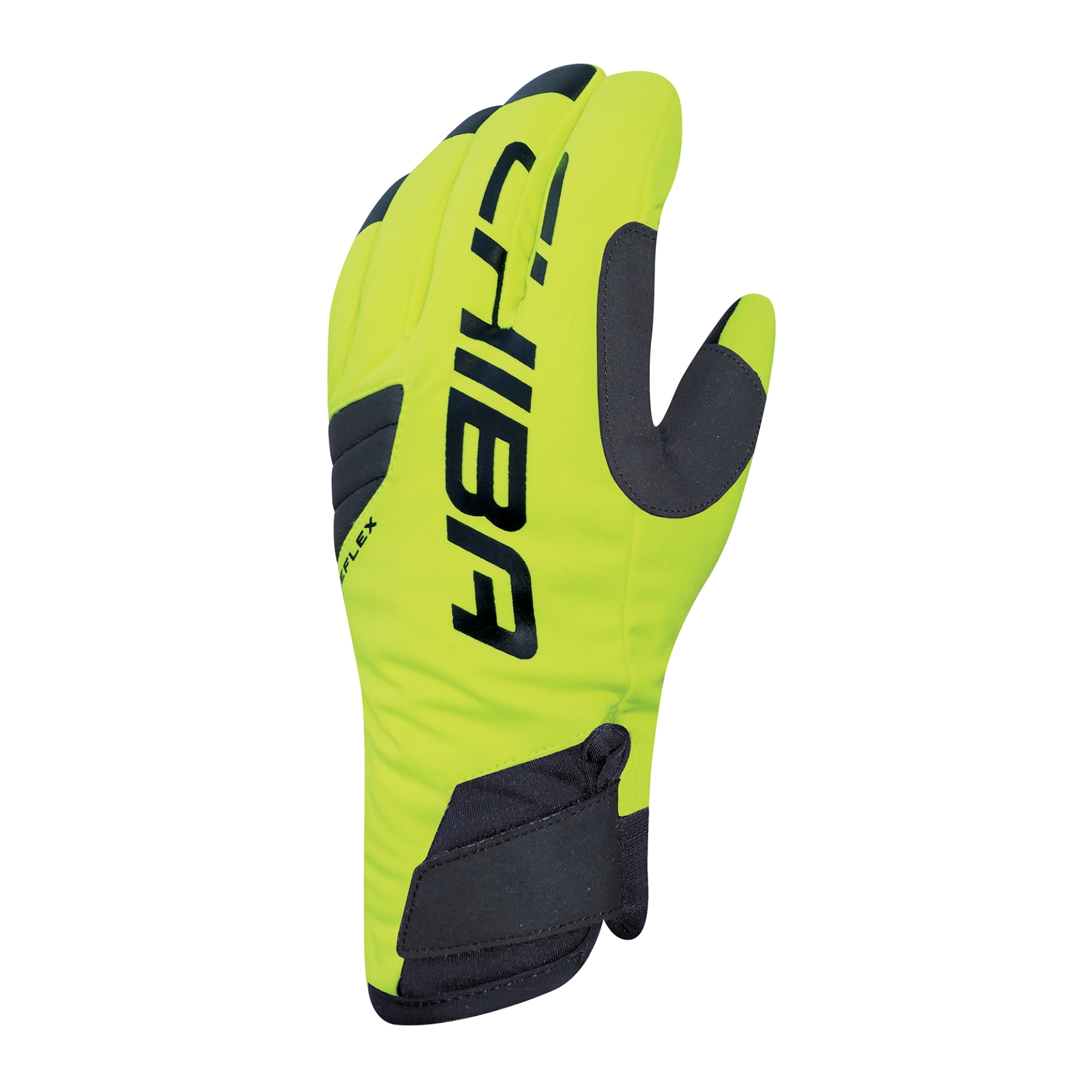 Picture of Chiba BioXCell Warm Winter Cycling Gloves - neon yellow 3160020