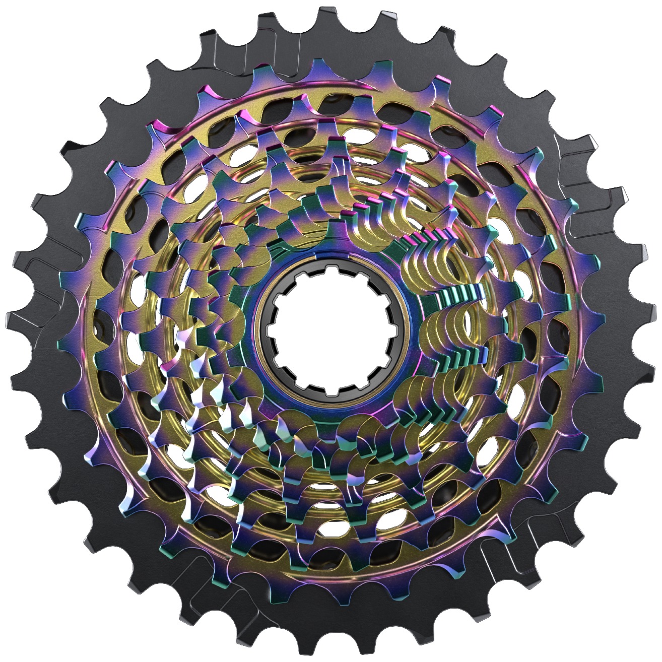 Picture of SRAM RED XG-1290 Cassette - XDR | 12-speed - 10-33 Teeth | Rainbow