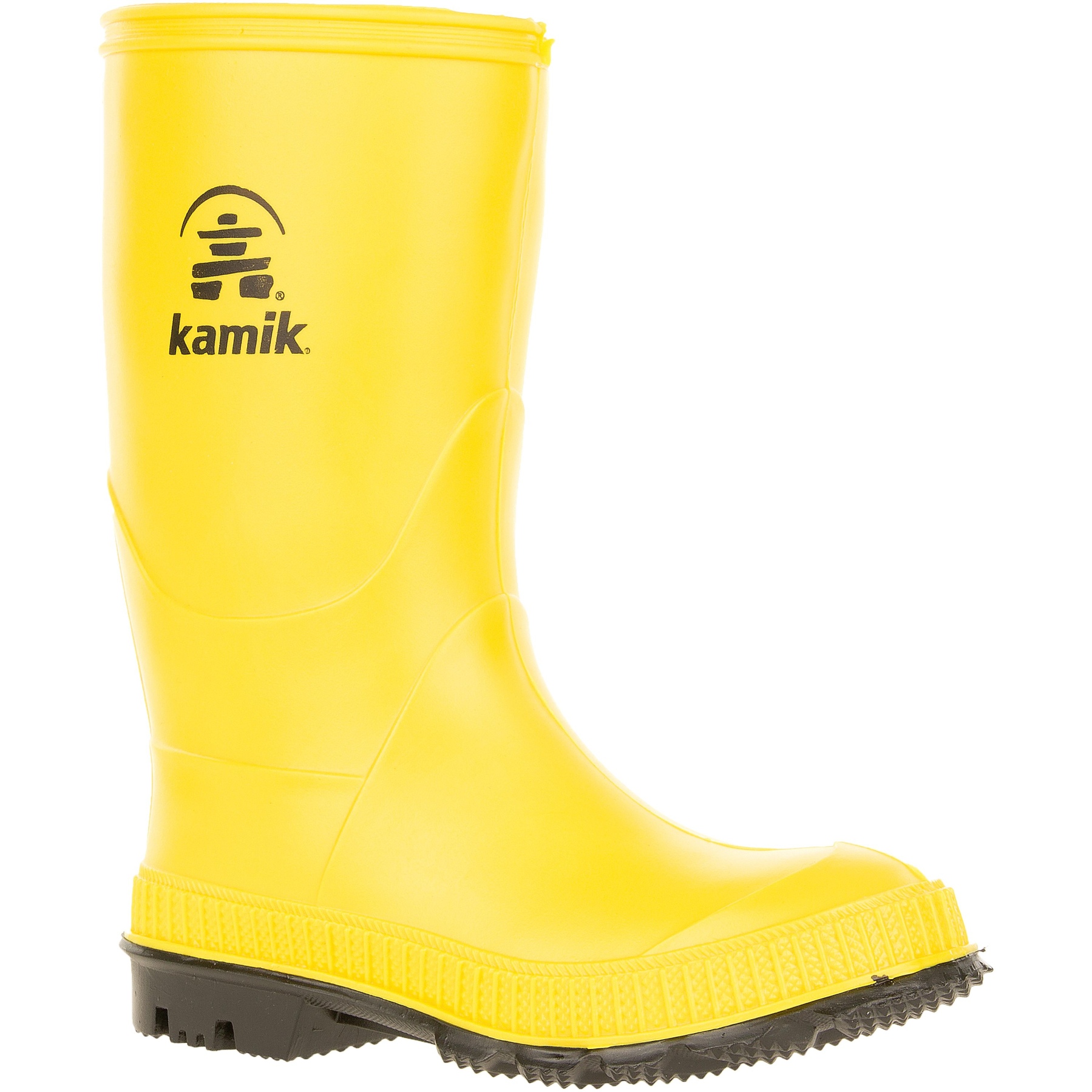 Image of Kamik Stomp Kids Rubber Boots - Yellow Black