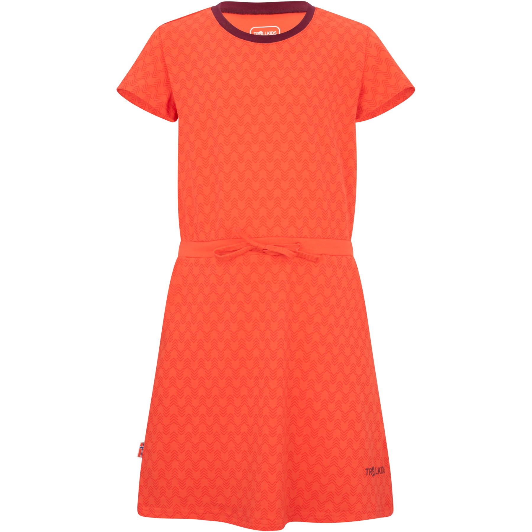 Trollkids Noresund Dress Girls Sweet Cherry redwood BIKE24