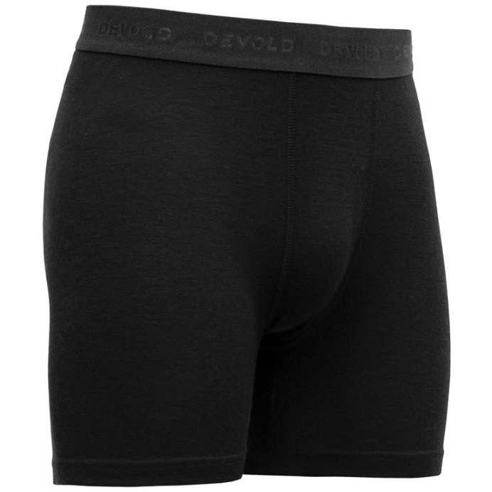 Picture of Devold Lauparen Merino 190 Boxer Shorts - 950 Black