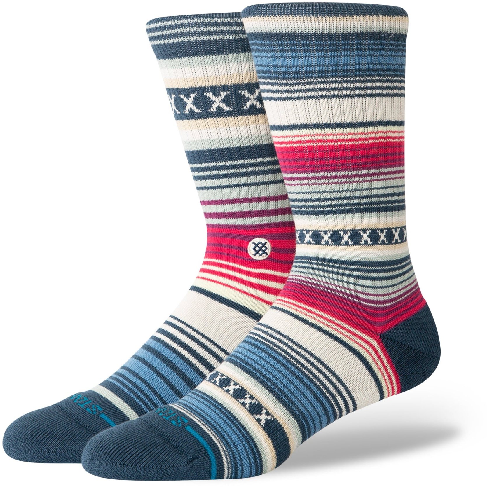 Picture of Stance Curren St Crew Socks Unisex - navy