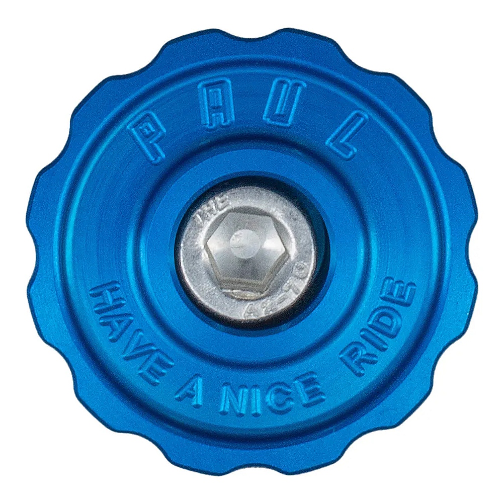 Photo produit de Paul Component Bouchon de Potence KLAMPER - 1 1/8&quot; - bleu